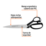 Tijera 10' para Sastre, Acabado Satinado, Truper