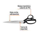 Tijera 12' para Sastre, Acabado Satinado, Truper
