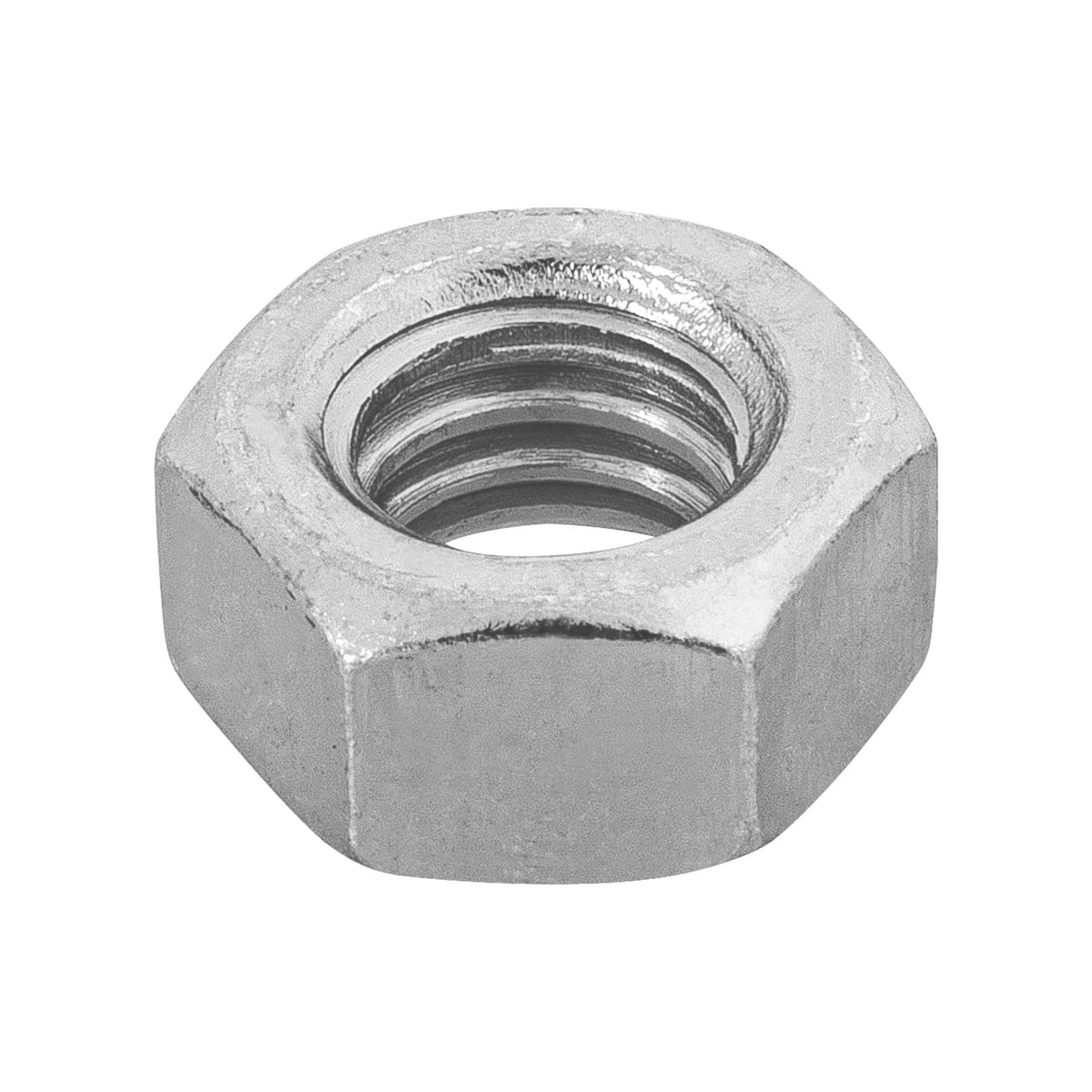 Bolsa con 150 Tuercas 5/16' Hexagonales de Acero Galvanizado