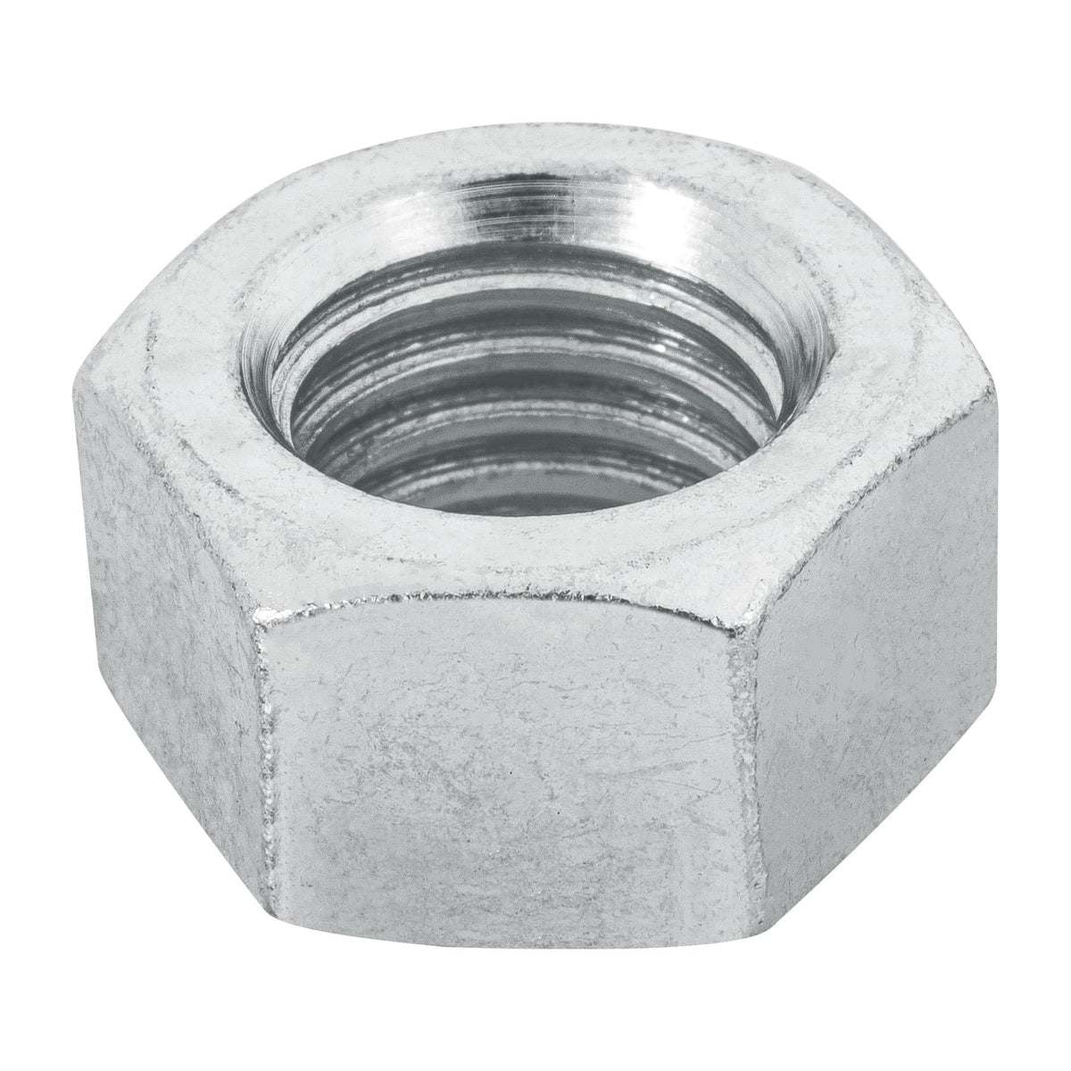 Bolsa con 25 Tuercas 5/8' Hexagonales de Acero Galvanizado