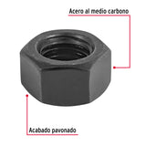 Bolsa con 50 Tuercas 1/2' Hexagonales Pavonadas, Grado 5