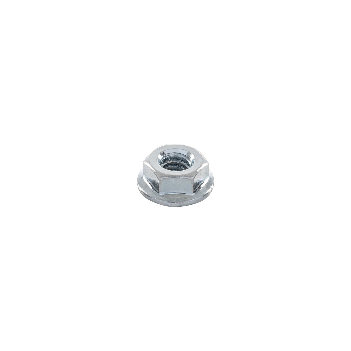 Bolsa con 100 Tuercas Flange, 1/4', Acero Galvanizado, Fiero