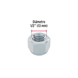 Bolsa con 50 Tuercas de Seguridad, 1/2', Fiero