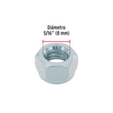 Bolsa con 150 Tuercas de Seguridad, 5/16', Fiero