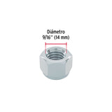 Bolsa con 30 Tuercas de Seguridad 9/16', Fiero