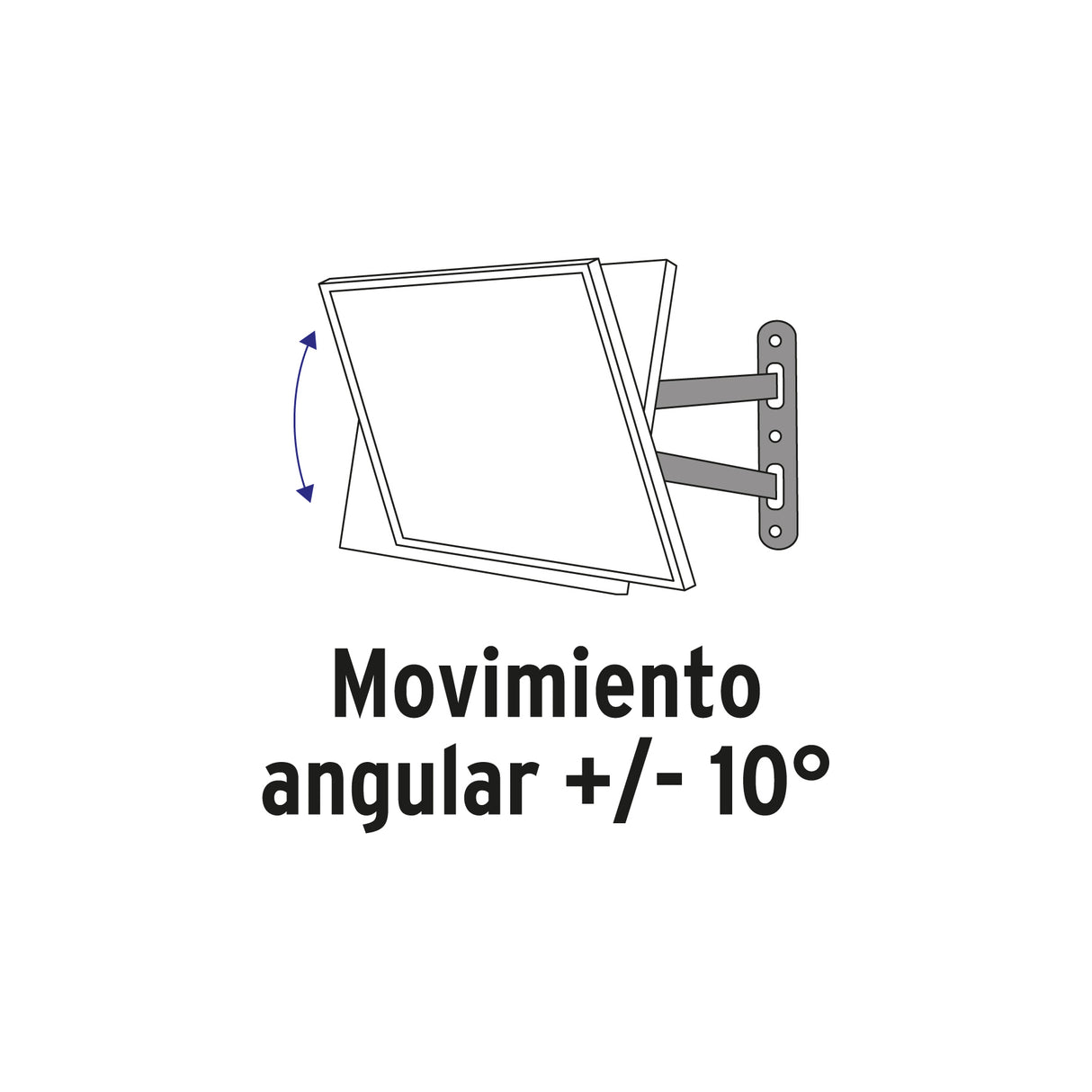 Soporte para Pantallas de 26' a 65' con Movimiento Angular
