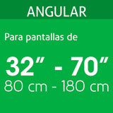Soporte para Pantallas de 32' a 70' con Movimiento Angular