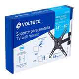 Soporte para Pantallas 14' a 40' Mov. Angular y Articulado