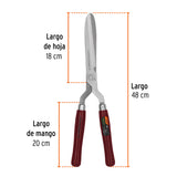 Tijera para Poda 48 cm, Forjada, Mgos de Madera, Truper Expert
