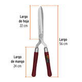 Tijera para Poda 56 cm, Forjada, Mgos de Madera, Truper Expert