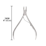 Alicate para Manicure 4', Cabeza Recta, Punta Corta, Pretul