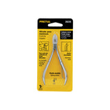 Alicate para Manicure 4', Cabeza Recta, Punta Larga, Pretul