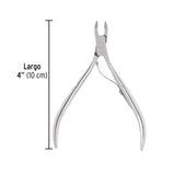Alicate para Manicure 4', Cabeza Recta, Punta Larga, Pretul