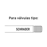 Inflador de Cabeza Doble, Cuerda 1/4' NPT, Pretul