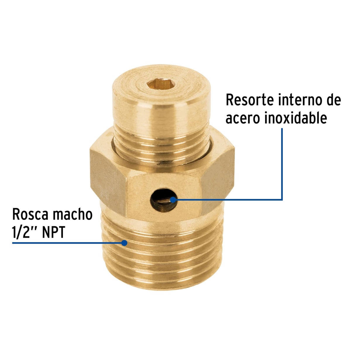 Válvula de Alivio 1/2', Foset