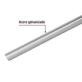 Varilla Roscada de 1 m X 1/2', Fiero