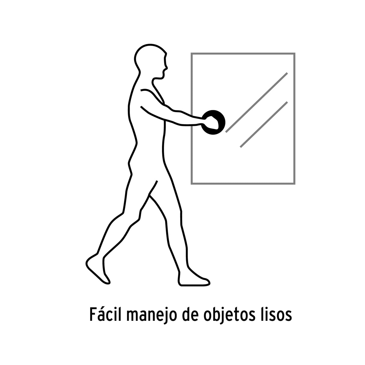 Ventosa de Plástico para Vidrio, 1 Copa de Succión, Pretul