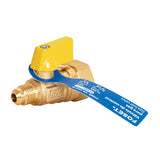 Válvula de Control de Latón para Gas, 5/16' X 1/2', Foset