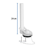 Válvula de Descarga 2' para Wc de 1 Pza, Cadena Inox, Foset