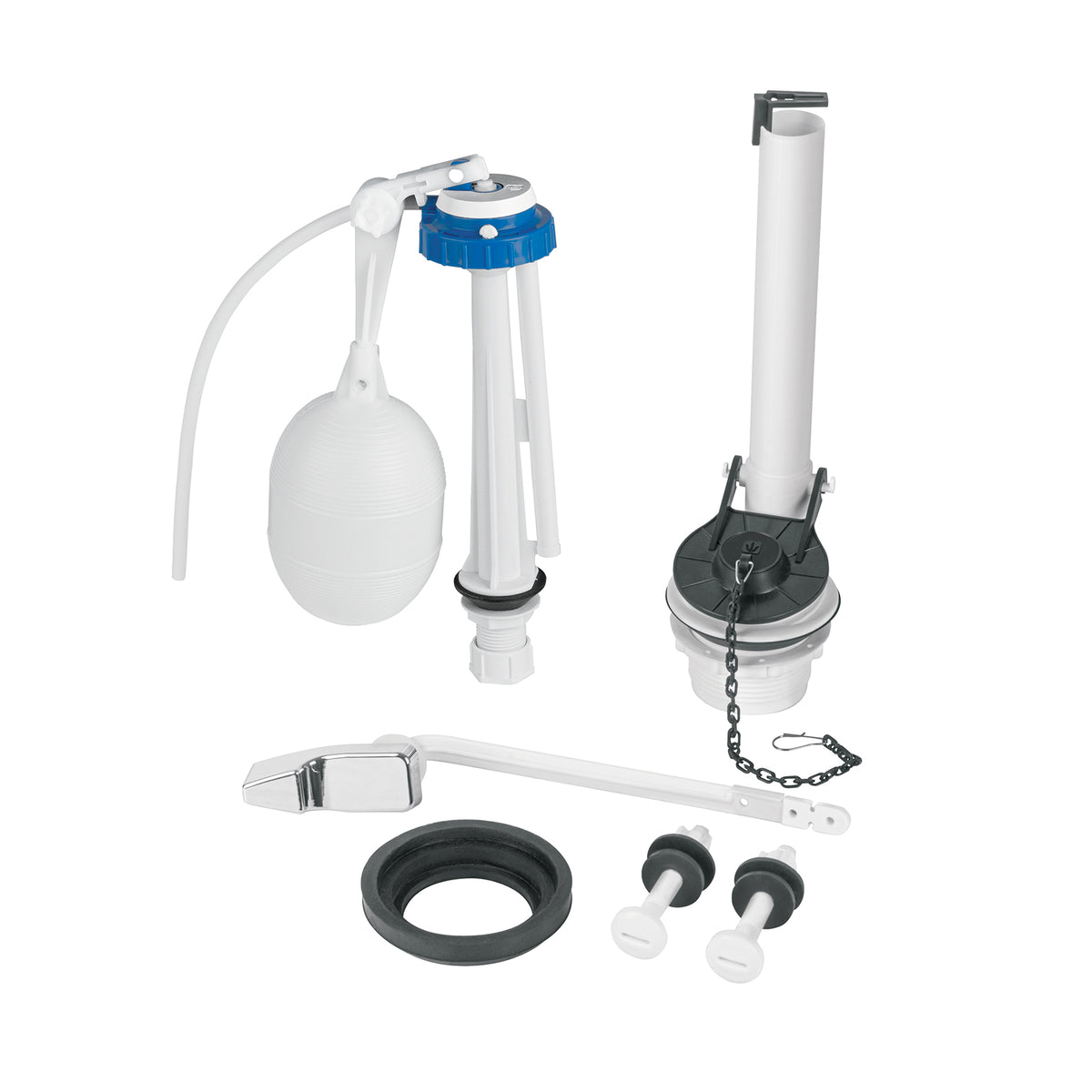 Juego Accesorios para Wc, 2' Flotador Trad, para Cromada, Basic