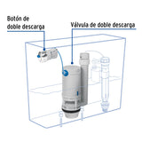 Válvula de Descarga Sistema Dual para Tanque Bajo, Foset