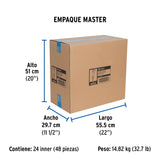 Válvula Admisión Tanque Bajo, Altura Ajustable 24.5 a 37.5 cm