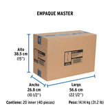 Válvula Admisión Tanque Bajo, Altura Ajustable 25 a 38 cm