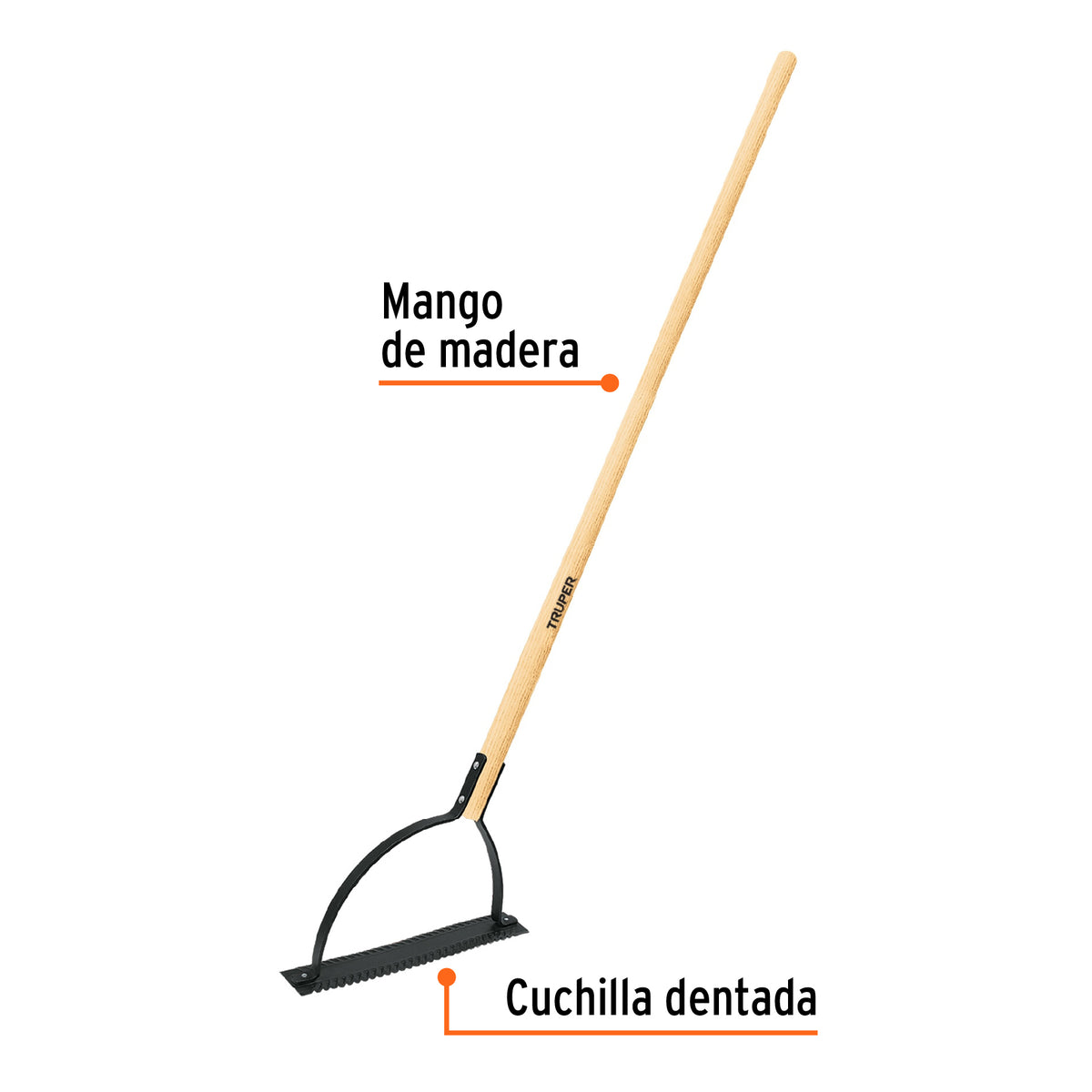 Cortador de Maleza, Mango de Madera 30', Truper