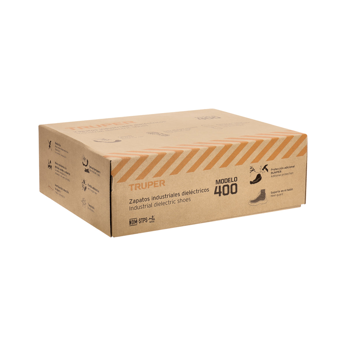 Bota de Seguridad Café, #30 Dieléctrica Antifatiga, Truper